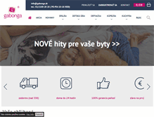 Tablet Screenshot of navliecky-obliecky.sk